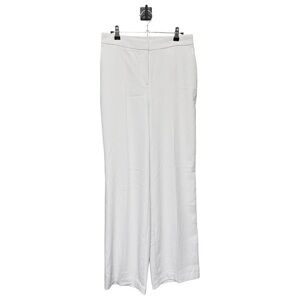 {Rachel Zoe} Pale Blue Gray High Rise Wide Leg Crepe Trousers Dress Pants